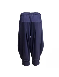 Luźne spodnie do sauny, niebieskie 2