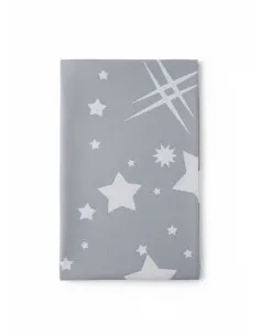 Prześcieradło bawełniane jasnoszare, 90 x 107 cm