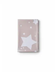 Prześcieradło bawełniane w kolorze starego różu, 90 x 107 cm