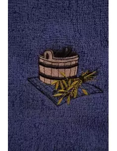 Kilt do sauny pánsky 100 % bavlna, modrý 2