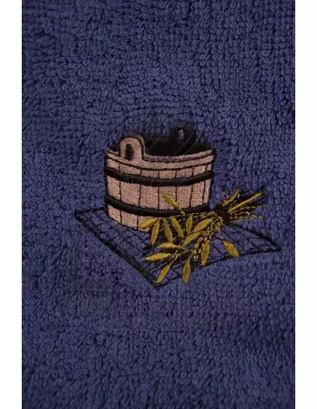 Kilt do sauny pánsky 100 % bavlna, modrý