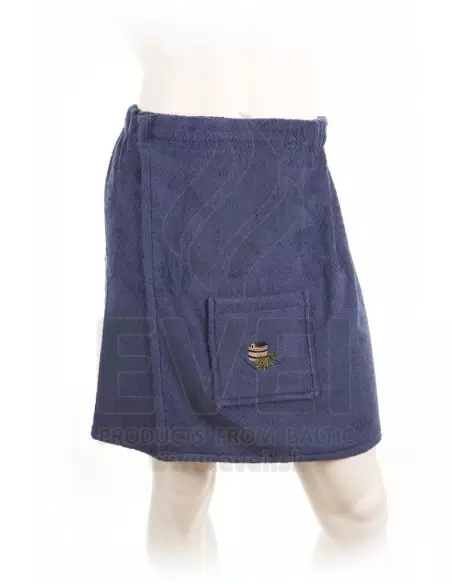 Kilt do sauny pánsky 100 % bavlna, modrý