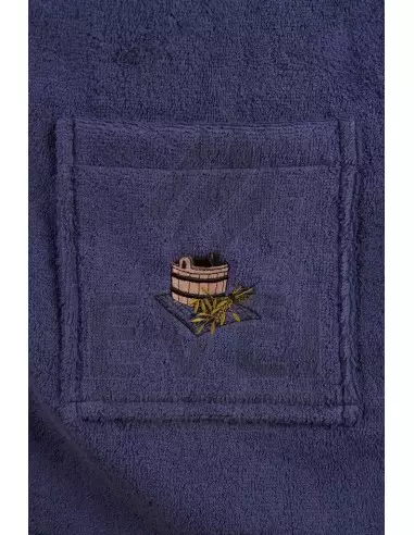 Kilt do sauny pánsky 100 % bavlna, modrý