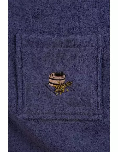 Kilt do sauny pánsky 100 % bavlna, modrý