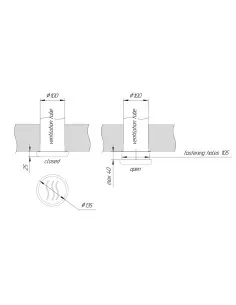Średnica tarczy wentylacyjnej 100 mm - drewno lipowe 2
