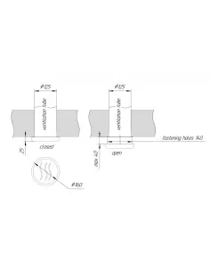 Średnica tarczy wentylacyjnej 125 mm Podstawa ze stali... 2