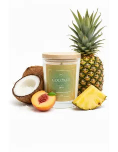 Świeca sojowa LETO - KOKOS, 125 g