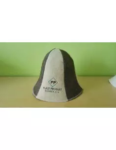 Klobúk do sauny s logom 100 % vlna 2