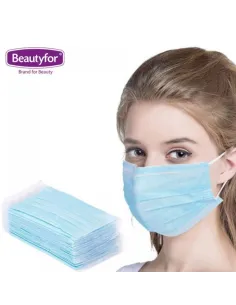 Beautyfornor Jednorazowa chusta ochronna na twarz,...