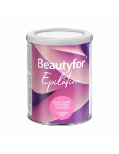 Beautyfor Titanium różowy wosk w puszce 800 ml