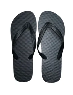 Gumowe klapki do sauny i odnowy biologicznej, czarne 2