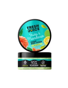 Cukrový telový peeling Fresh Juice yuzu a mandarínka, 200 ml
