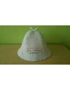 Čiapka do sauny s logom 100 % vlna 2