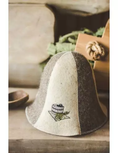 Klobúk do sauny 100 % vlna plstená