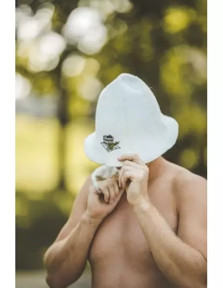 Klobúk do sauny 100 % vlna