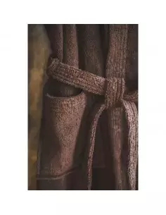 Pánsky bavlnený župan Hnedý 2