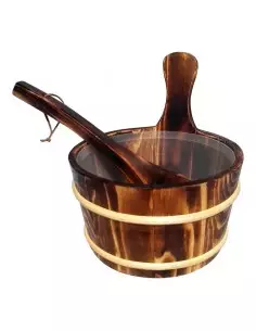 Vedro do sauny s naberačkou 4 l