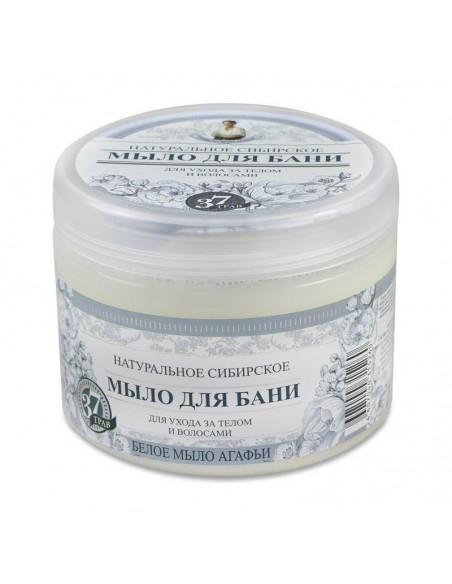 Babička Agáta Sibírske biele mydlo 500 ml