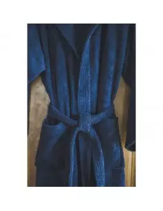 Pánsky bavlnený župan Modrý 2