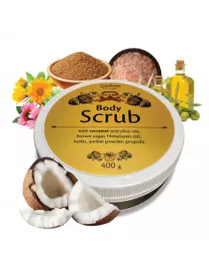 Telový peeling Kokos s himalájskou soľou,  400 g