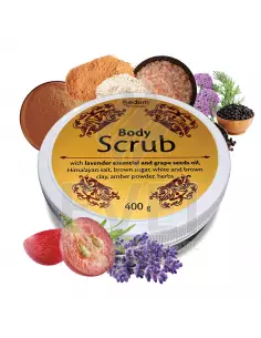 Telový peeling Rozmarín a Červené hrozno s himalájskou soľou,  400 g