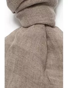 Ľanový šál Sivý 2