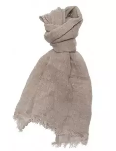 Ľanový šál Sivý