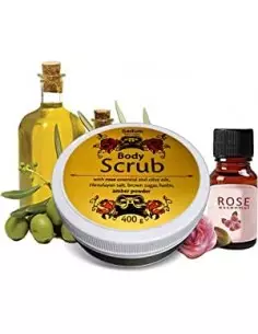 Telový peeling Ruža s himalájskou soľou,  400 g