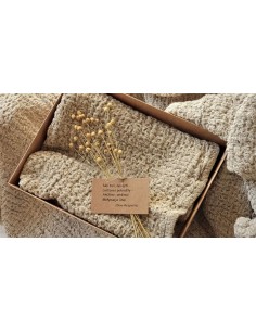Ľanová osuška v darčekovom balení 70 *140 cm