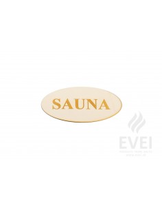 Tabulka s nápisem Sauna 20 cm