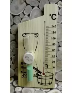 Teplomer a presýpacie hodiny do sauny 2