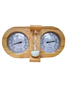 Teplomer, vlhkomer a presýpacie hodiny 3 v 1