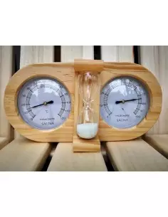 Teplomer, vlhkomer a presýpacie hodiny 3 v 1 2