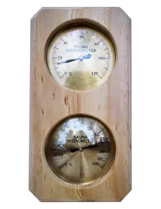 Teplomer a vlhkomer do sauny