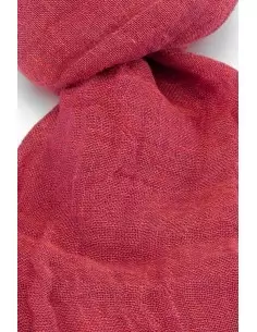 Ľanový šál ružový 2