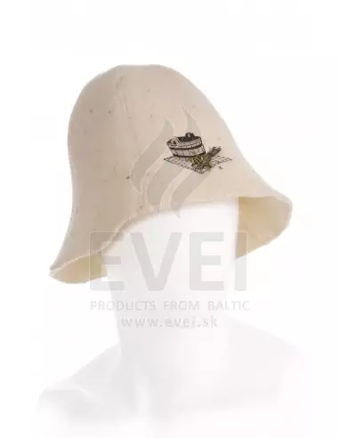 Klobúk do sauny 100 % vlna