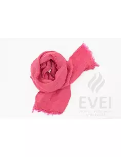 Ľanový šál ružový