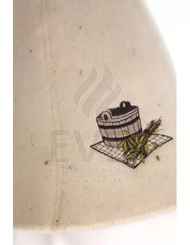 Klobúk do sauny 100 % vlna