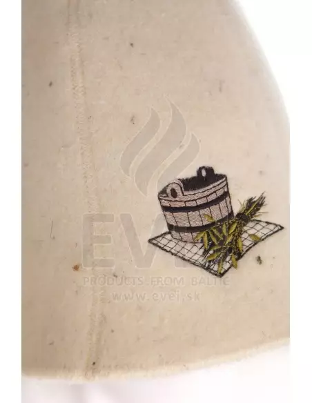 Klobúk do sauny 100 % vlna