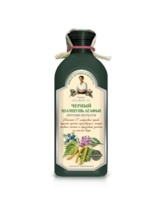 Babička Agafia Čierny bylinný šampón proti lupinám 50 ml