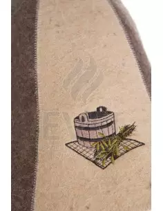 Klobúk do sauny 100 % vlna plstená 2