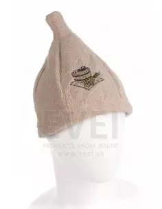 Klobúk do sauny 40 % ľan 60 % bavlna