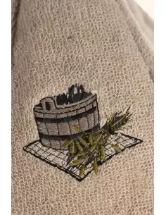 Klobúk do sauny 40 % ľan 60 % bavlna 2