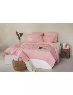 Ľanové obliečky Ružové 70*90 cm, 140*200 cm