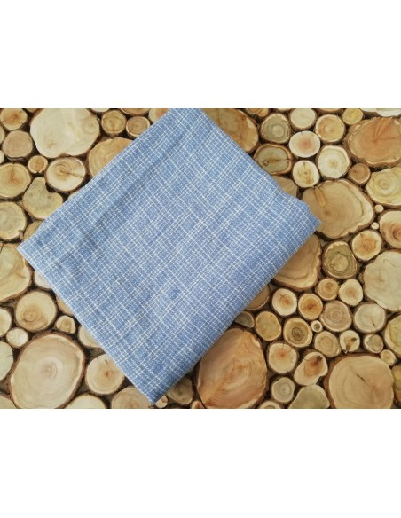Ľanový uterák svetlo modrý 74*135 cm