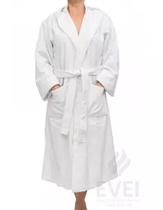 Bavlnený župan Biely