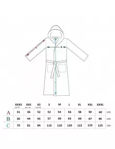 Bavlnený župan Čierny 2