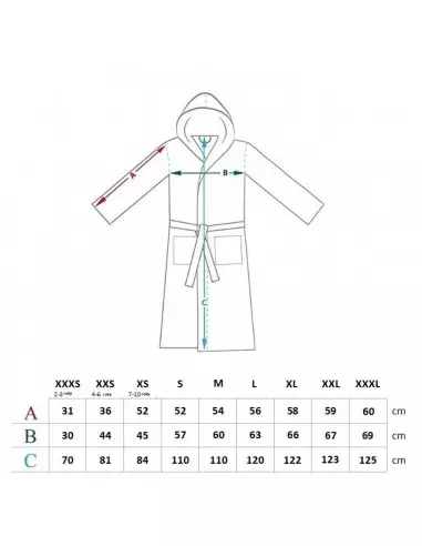 Bavlnený župan Čierny