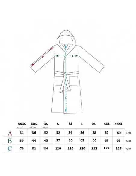 Bavlnený župan Čierny