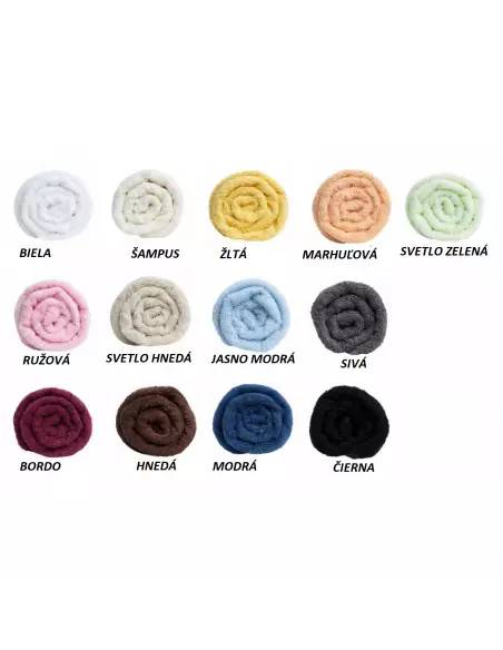 Bavlnený župan Čierny